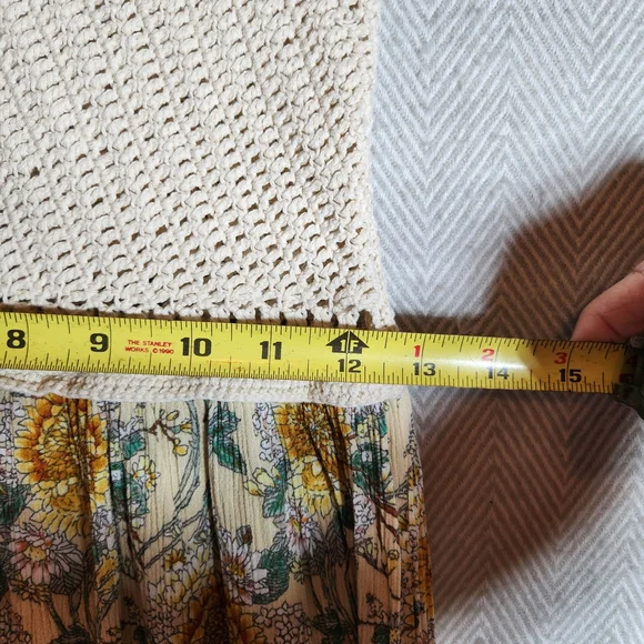 Altard State S Crochet Floral Halter Maxi Dress #spring - Picture 8 of 10